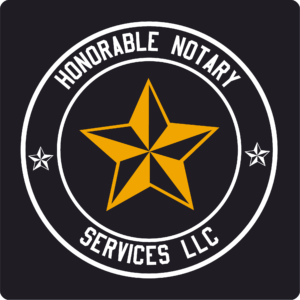 Honorable Mobile Notary Services Mooresville Apostille Loan Signings - Logo