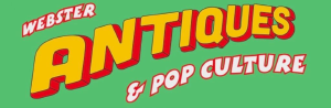 webster antiques and pop culture - Logo