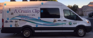 A Cruzin' Clip Mobile Pet Spa - Logo