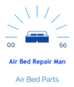 Air Bed Repair Man - Logo
