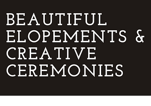Beautiful Elopements & Ceremonies by VA Moore