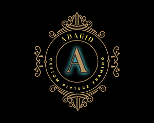 Adagio Custom Picture Framing - Logo