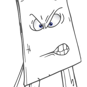 The Angry Easel Paint Parties - Logo
