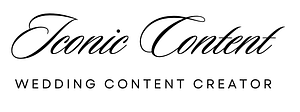 Iconic Content: Wedding Content Creator - Logo