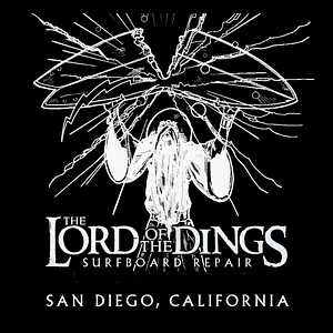 The Lord of the Dings Surfboard Repair