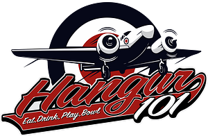 HANGAR 101 Billiards Bowling Bar & Grill - Logo