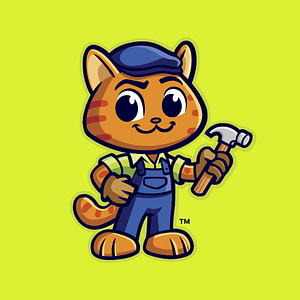 Cool Cat Fence - Logo