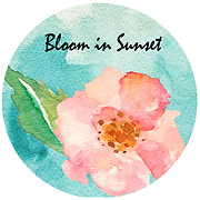 Bloom in Sunset - Logo