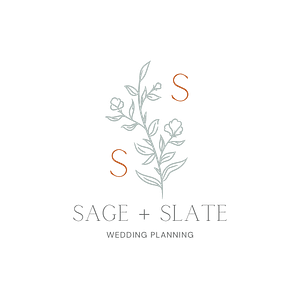Sage + Slate Wedding Planning - Logo